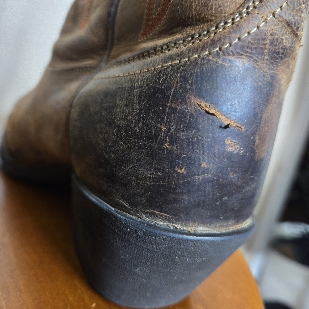 Ariat Round Up R Toe Western Boot - Picture 9 of 12